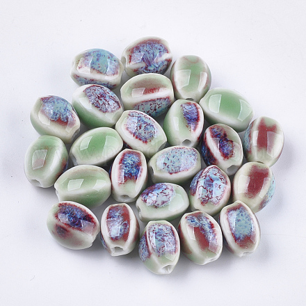 Handmade Porcelain Beads PORC-S498-07A-1