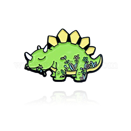 Broches en alliage thème dinosaure DRAG-PW0001-76B-1