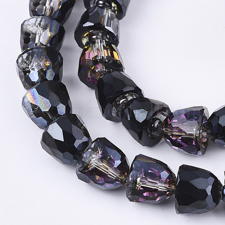 Perlas de vidrio galvanizadas X-EGLA-T016-01-A01-1