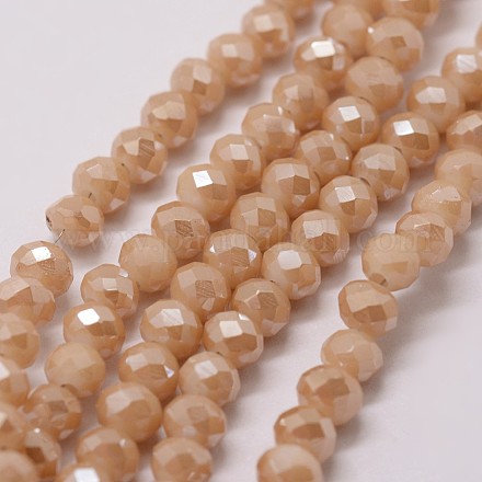 Chapelets de perles en verre électroplaqué X-GLAA-K016-3x4mm-02PL-1