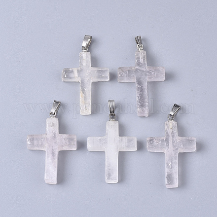 Colgantes de cristal de cuarzo naturales X-G-S358-001I-1