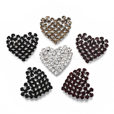 Messing Strass Cabochons RB-S066-23-1