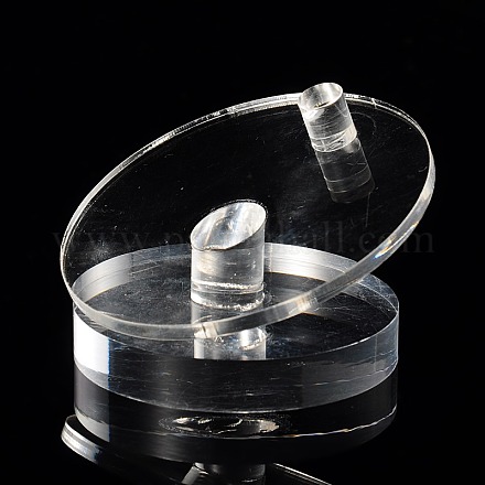 有機ガラスのペンダントが表示されます  透明  75x79x55mm PDIS-N002-01-1