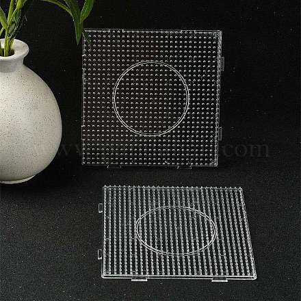 Tableros de plástico ABC cuadrados utilizados para los hama beads de 5x5 mm de diy DIY-YW0008-16-1