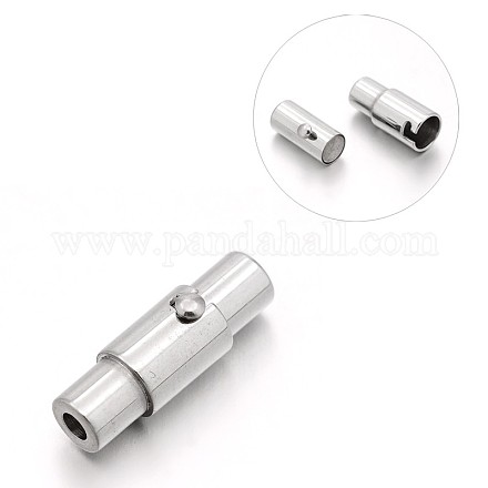 Smooth 304 Stainless Steel Column Locking Tube Magnetic Clasps STAS-E089-05A-1