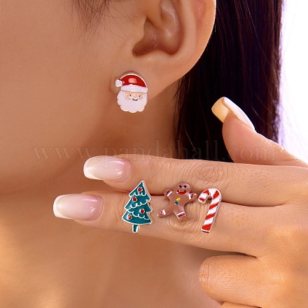 Boucles d'oreilles A'la Russe en saphir, rubis et émail En vente sur