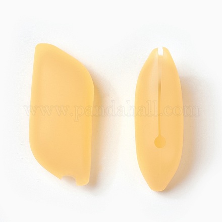 シリコンポータブル歯ブラシケース  ゴールド  60x26x19mm X-SIL-WH0001-01-1