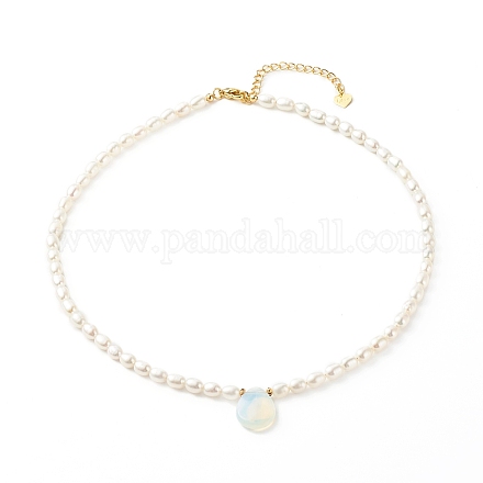 Perle Perlenkette NJEW-JN03548-03-1