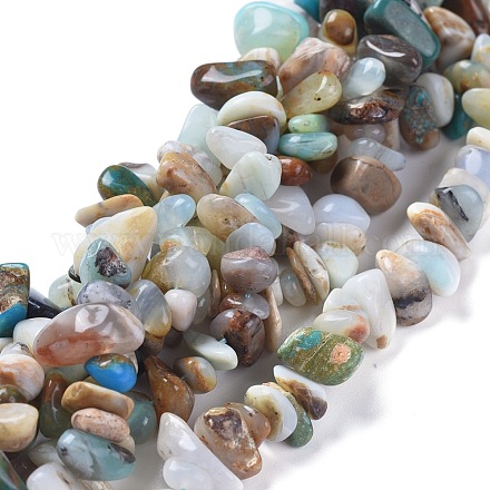 Natürliche blaue Opal Perlen Stränge G-L505-27-1