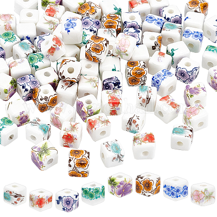 PandaHall 9mm Handmade Porcelain Beads PORC-PH0001-31-1