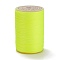 Round Waxed Polyester Thread String, Micro Macrame Cord, Twisted Cord, for Leather Sewing Stitching, Green Yellow, 0.3~0.4mm, about 174.98 Yards(160m)/Roll