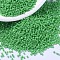 MIYUKI Delica Beads, Cylinder, Japanese Seed Beads, 11/0, (DB2126) Duracoat Dyed Opaque Fiji Green, 1.3x1.6mm, Hole: 0.8mm, about 10000pcs/bag, 50g/bag