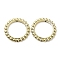 Acrylic Beads Frame, Ring, Golden, 43x5.5mm, Hole: 2.2mm