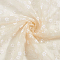 1Pc Polyester Fabrics, Daisy Pattern, Old Lace, 1550~1780x0.5mm