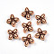 Opaque Acrylic Beads, Flower, PeachPuff, 16.5x16.5~17x5.5mm, Hole: 1.8mm, about 735pcs/500g