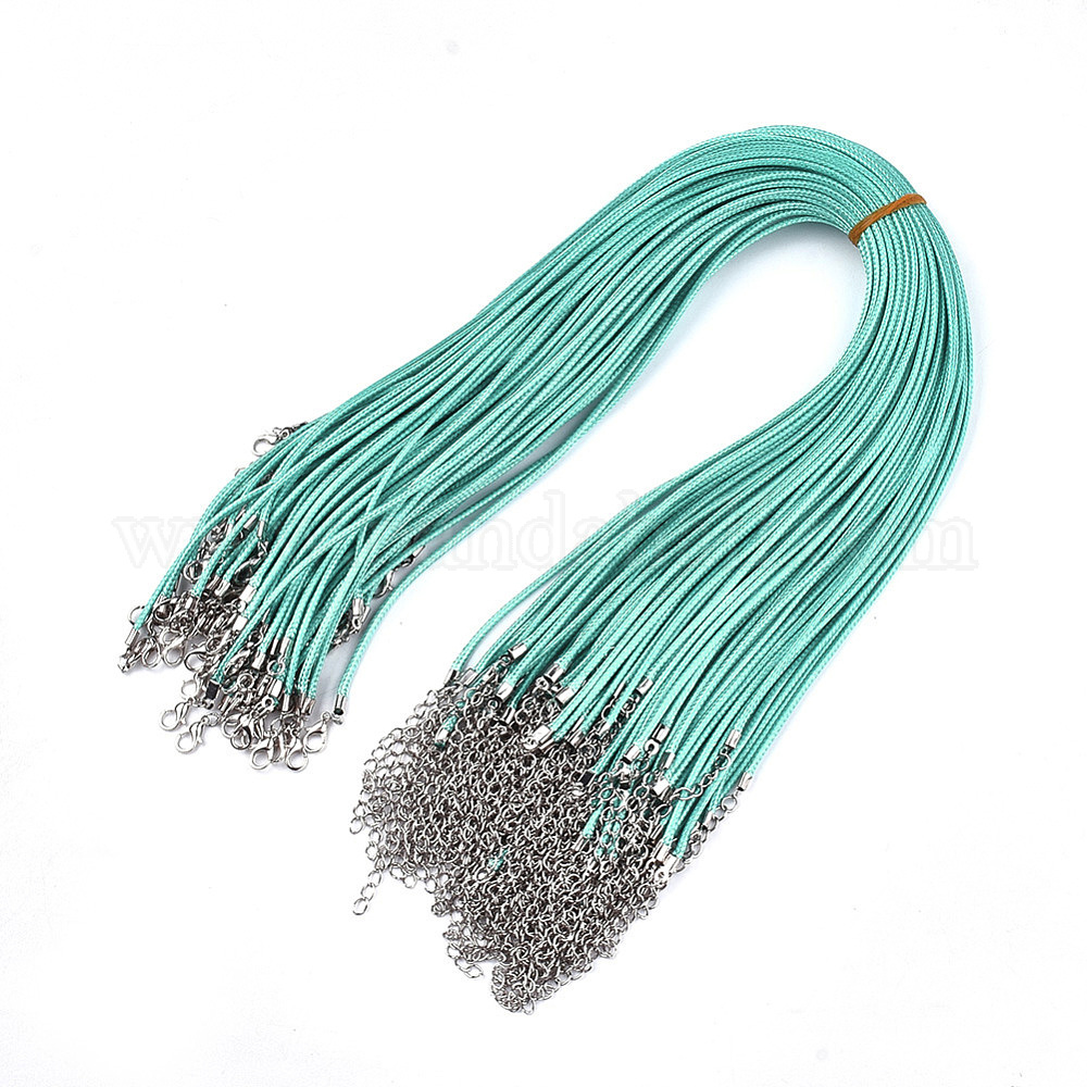 Wholesale Waxed Cord Necklace Making