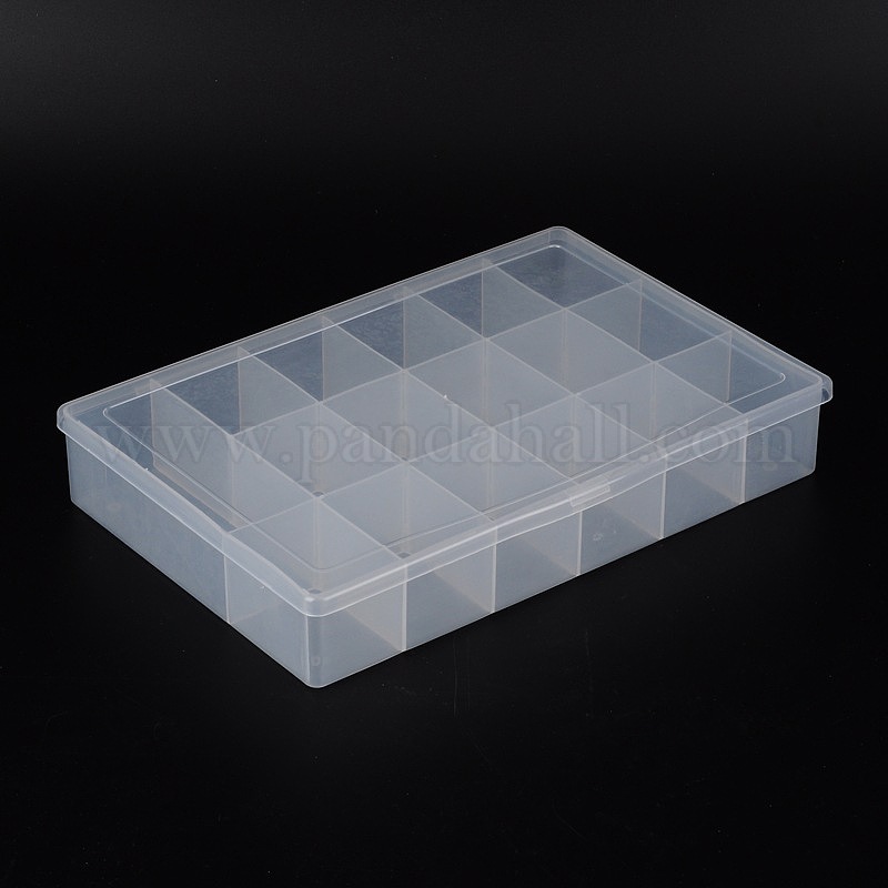 Wholesale Clear Plastic Storage Container With Lid - Pandahall.com