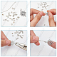 Beebeecraft 30Pcs 925 Sterling Silver Crimp Beads Covers FIND-BBC0002-98-5