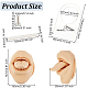 OLYCRAFT Soft Silicone Tongue Model with Acrylic Display Stands Soft Silicone Flexible Model Rubber Tongue Displays Model for Practicing Piercing Jewelry Display Teaching Instructions ODIS-WH0026-06A-2