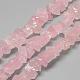 Chapelets de perles en quartz rose naturel G-R427-12-1