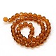 Faceted Glass Round Beads Strands X-GF6mmC45-2