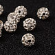 Perles de boule pavé disco  X-RB-A140-8mm-7-3