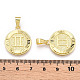Pendentifs en laiton&nbsp;KK-T070-01G-04-3