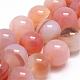 Chapelets de perles d'agate naturelle G-P192-01A-1
