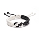 Bracelet cordon tressé en polyester ciré BJEW-TA00166-1
