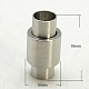 304 Stainless Steel Magnetic Clasps STAS-H048-6-1