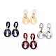Boucles d'oreilles en acrylique style imitation de pierres précieuses EJEW-JE04346-1