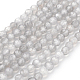 Chapelets de perles en agate grise naturelle G-G067-4mm-1-1