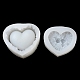 Stampi in silicone per scatola portaoggetti fai da te a forma di cuore con rosa DIY-G099-01B-4
