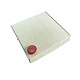 クラフト紙の折りたたみボックス  正方形  厚紙ギフト箱  メーリングボックス  バリーウッド  52x36.5x0.2cm  完成品：23x23x4cm CON-F007-A04-3