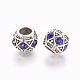 Antique Silver Plated Alloy European Beads CPDL-L019-01AS-2