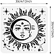 BENECREAT Sun Moon Drawing Painting Stencils DIY-WH0391-0018-2