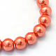 Chapelets de perles rondes en verre peint HY-Q330-8mm-38-2