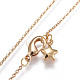 Brass Pendants Necklaces NJEW-JN02383-01-4