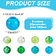 arricraft 200 Pcs 8 Colors 8mm Crackle Glass Beads CCG-AR0001-05-2