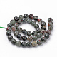 Natürliche afrikanische Heliotrop Perlen Stränge G-Q462-95-4mm-2
