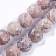 Chapelets de perles de sunstone naturelle naturelles G-F607-15-1