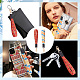 Gomakerer 2 Stück 2 Farben Nylon Hand-Handgelenk-Lanyard für Telefondekoration Schlüsselanhänger FIND-GO0001-01A-5