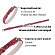 Sunnyclue DIY Brief Uhr Gürtel Armbänder Kits DIY-SC0011-09-5
