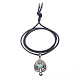 Alloy Pendant Necklaces NJEW-F235-14AS-4