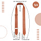 模造革製の調節可能な幅広バッグハンドル  合金回転式ナスカン付き  シエナ  84~140cm FIND-WH0126-323C-2