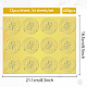 34 Blatt selbstklebende Aufkleber mit Goldfolienprägung DIY-WH0509-018-2