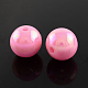 AB Color Plated Acrylic Gumball Beads for Bubblegum Necklace PACR-R204-18mm-15-1