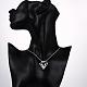 Fashion Jewelry Silver Plating Pendant Necklaces NJEW-BB19125-01-3