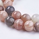 Brins de perles naturelles multi-pierre de lune G-J157-10mm-06-3