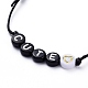 Bracelets en perles de polyester ciré ajustables BJEW-JB05294-04-2